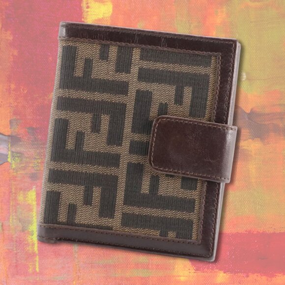 Fendi Zucca Canvas & Leather Bifold Wallet - Picture 3 of 7